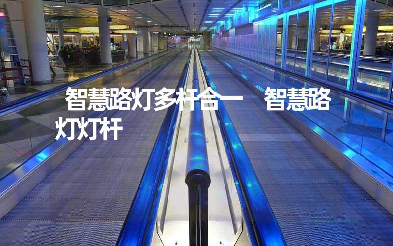 智慧路灯多杆合一 智慧路灯灯杆